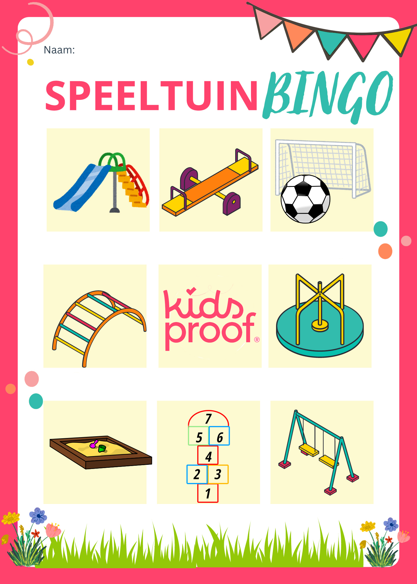 Speeltuin Bingo